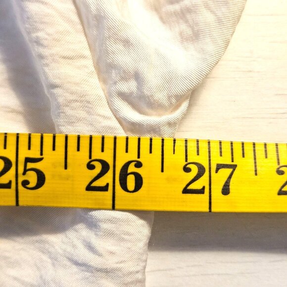 Anthropologie Women’s Draped Ivory Oversized Blouse Sz M Boho Art to Wear - Picture 7 of 11